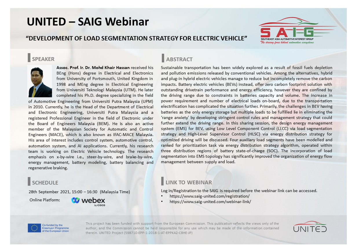 2nd UNITED-SAIG ONLINE WEBINAR